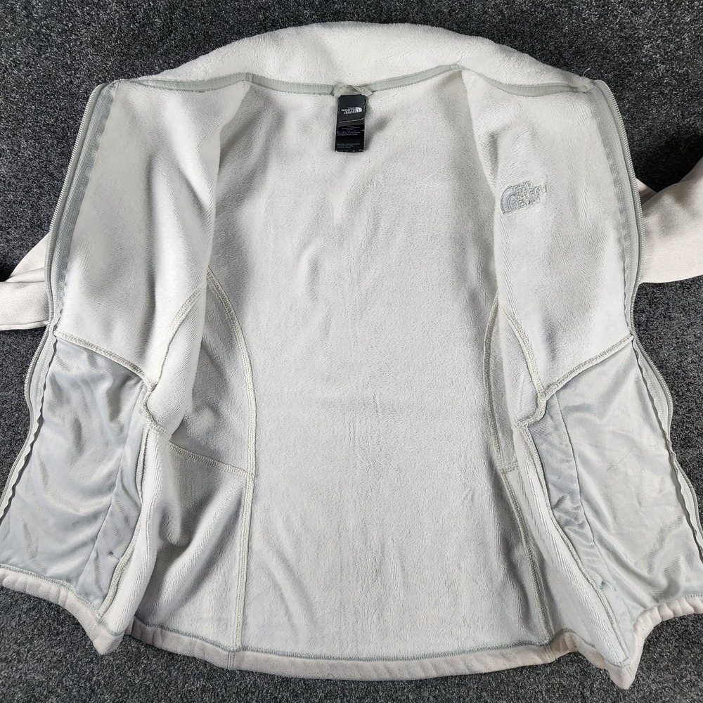 The North Face Agave Fleece Full-Zip Jacket Gray Women's Size‎ Medium - Picture 5 of 11